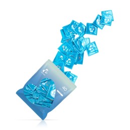 Préservatifs originaux Easyglide - 40 piéces Taille unique