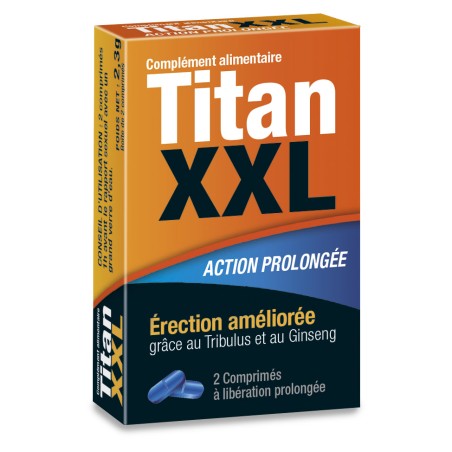 Titan XXL Homme - 2 gélules Taille unique - Labophyto - Stimulants