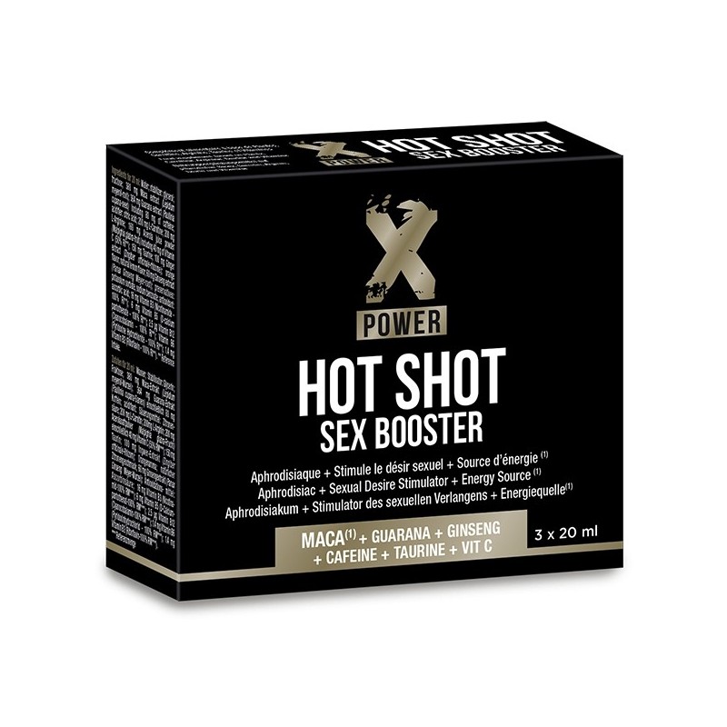 Hot Shot Sex Booster - 3x20 ml Taille unique - Labophyto - Stimulants