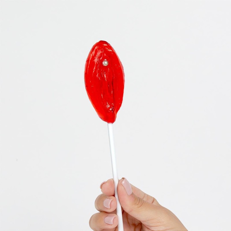 SUCETTE VULVE FRAISE  - Secret Play - Goodies