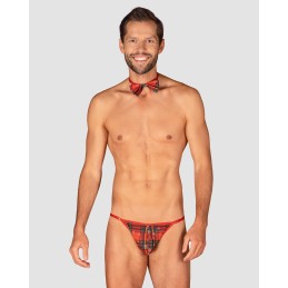 Mr Merrilo - String et n?ud papillon Rouge Taille unique