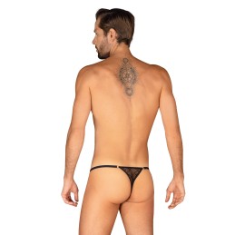 Severio String - Noir Taille unique - Obsessive - Lingerie Homme