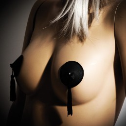 Cache-tétons Burlesque - Noir Taille unique