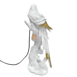 Lampe perroquet coloris blanc