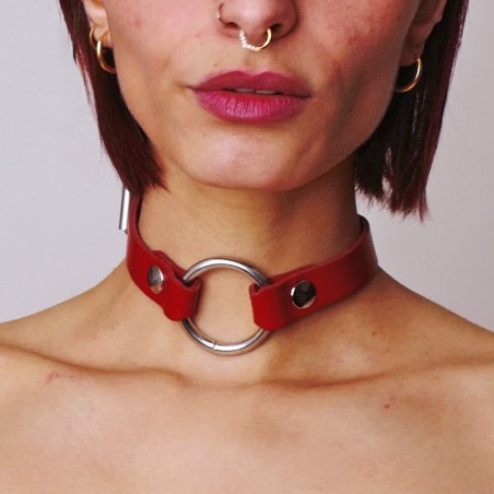 Choker Rouge  - The Sinners - BDSM