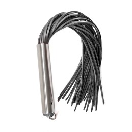 Martinet homme manche métal laniéres en cuir RIGIDE  - The Sinners - BDSM
