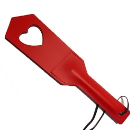 Paddle en Cuir C?ur Rouge  - The Sinners - BDSM