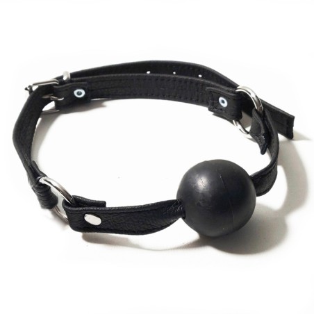 Baillon boule Noir boule noire  - The Sinners - BDSM