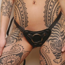 Strap On 1 attaches Anneaux Noir  - The Sinners - BDSM