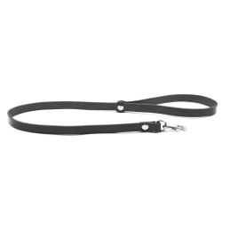 Laisse longue cuir Noir  - The Sinners - BDSM