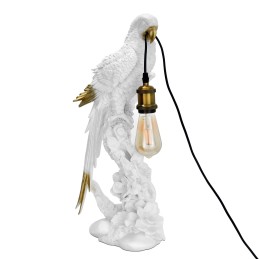 Lampe perroquet coloris blanc