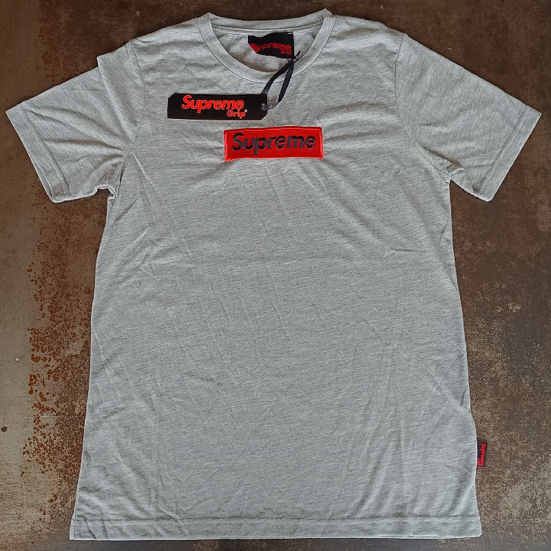 T-shirt Supreme Grip gris neuf original streetwear