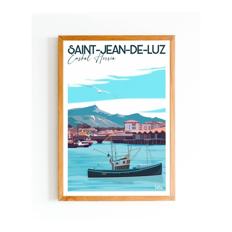 Affiche Saint-Jean-de-Luz Pays Basque