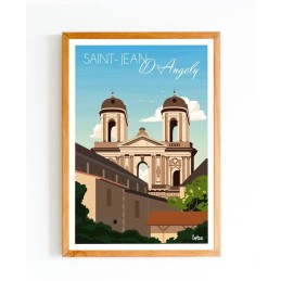 Affiche vintage Saint-Jean...