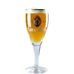 Verre à bière Corsendonk 33 cl avec design élégant et traditionnel