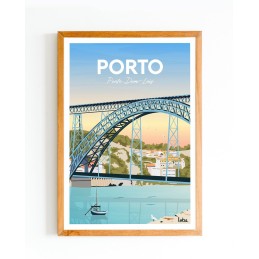 Affiche Porto Pont Dom-Luis