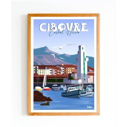 Affiche Ciboure - Pays Basque