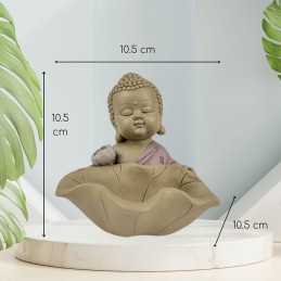 Vide Poche Bouddha avec Fleur de Lotus – Décoration Zen et Feng Shui pour Ambiance Spirituelle et Détendue