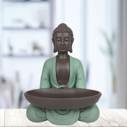 Vide-poche Bouddha zen en résine pour décoration Feng Shui et ambiance relaxante