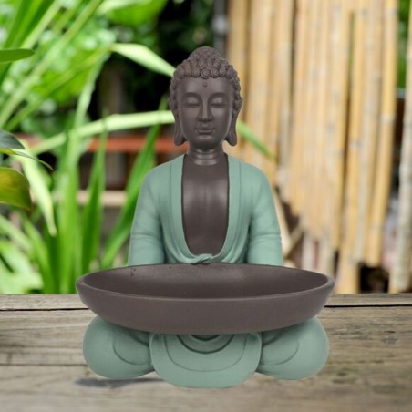 Vide-poche Bouddha zen en résine pour décoration Feng Shui et ambiance relaxante