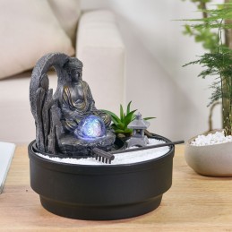 Fontaine d’intérieur Sumana Zen - Écoulement en cascade, décoration apaisante anti-stress pour maison ou bureau