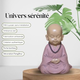 Figurine Baby Bouddha SB4 pour décoration zen, Feng Shui, ambiance relaxante