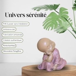 Figurine Baby Bouddha zen et feng shui pour ambiance relaxante