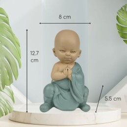 Figurine Bouddha GongFu Zen en méditation – décoration Feng Shui et ambiance spirituelle