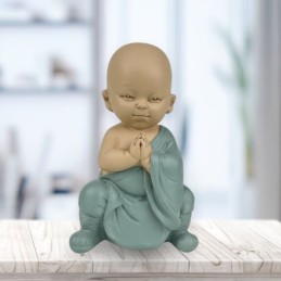 Figurine Bouddha GongFu Zen en méditation – décoration Feng Shui et ambiance spirituelle