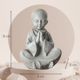 Figurine Bouddha GongFu 3 en résine - décoration Feng Shui zen et spirituelle pour ambiance relaxante