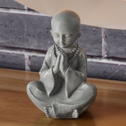 Figurine Bouddha GongFu 3 en résine - décoration Feng Shui zen et spirituelle pour ambiance relaxante