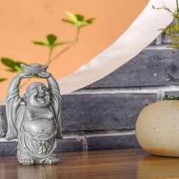 Statuette Bouddha Rieur Porte-Bonheur Feng Shui - Décoration Zen pour intérieur apaisant