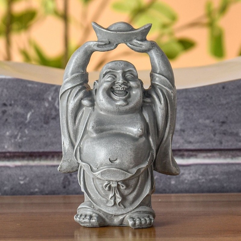 Statuette Bouddha Rieur Porte-Bonheur Feng Shui - Décoration Zen pour intérieur apaisant