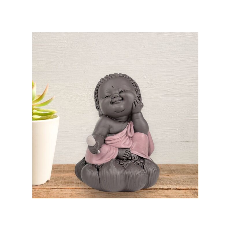 Statuette Bouddha Cogitation en Méditation - Idéal pour Décoration Zen et Feng Shui